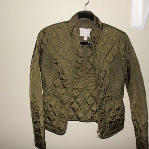 Banana Republic Green Quilted Field Jacket
